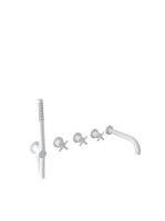 Bugnatese Rodos falsík alatti zuhanyrendszer, matt fehér 7319BI