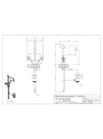 Bugnatese Princeton mosdócsaptelep leeresztővel, króm/arany 834CRDO