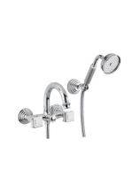 Bugnatese Olympia kádcsaptelep zuhanyszettel, bronz 8402BR