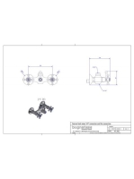 Bugnatese Lady zuhanycsaptelep 3/4"-es csatlakozással, arany 903DO