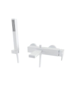 Bugnatese Tetris kádcsaptelep zuhanyszettel, matt fehér 9102BI