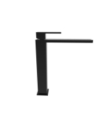 Bugnatese Tetris magasított mosdócsaptelep click-clack leeresztővel ,matt fekete 9117SCNE