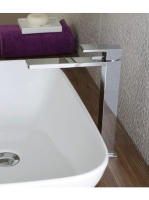 Bugnatese Tetris magasított mosdócsaptelep leeresztő nélkül, króm 9117SCR