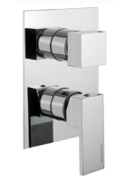 Bugnatese Tetris falsík alatti zuhanycsaptelep 4 fogyasztóhoz, króm 9132CR