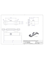 Bugnatese Tetris zuhanycsaptelep, szálcsiszolt nikkel 9136NS