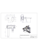 Bugnatese Tetris falsík alatti 2-lyukas mosdócsaptelep 15,5 cm-es kifolyóval, szálcsiszolt nikkel 9143NS