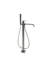 Bugnatese Tetris szabadonálló kádcsaptelep kézizuhannyal, szálcsiszolt nikkel 9160NS