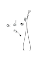 Bugnatese Lady falsík alatti zuhanyrendszer, bronz 918BR