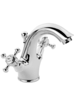 Bugnatese Lady mosdócsaptelep click-clack leeresztővel, króm/arany 934SCCRDO