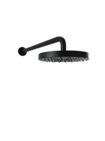 Bugnatese Kobuk fejzuhany szett 40cm-es karral, matt fekete 93848NE