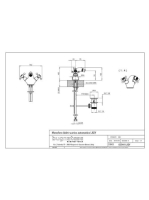 Bugnatese Lady bidé csaptelep leeresztővel, bronz 944BR