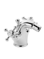 Bugnatese Lady bidé csaptelep leeresztővel, króm/arany 944CRDO