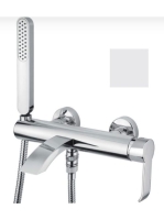 Bugnatese Tess kádcsaptelep zuhanyszettel, matt fehér 9602BI