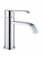 Bugnatese Tess mosdócsaptelep click-clack leeresztővel, matt fekete 9613SCNE