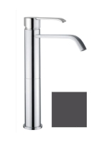 Bugnatese Tess magasított mosdócsaptelep click-clack leeresztővel, matt fekete 9617SCNE