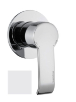 Bugnatese Tess egykaros zuhanycsaptelep, matt fehér 9630BI