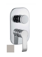 Bugnatese Tess falsík alatti zuhanycsaptelep 3 fogyasztóhoz, rozsdamentes acél hatású 9631NS