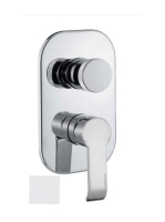 Bugnatese Tess falsík alatti zuhanycsaptelep 3 fogyasztóhoz, matt fehér 9631BI