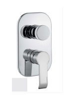 Bugnatese Tess falsík alatti zuhanycsaptelep 4 fogyasztóhoz, matt fehér 9632BI