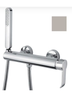 Bugnatese Tess zuhanycsaptelep zuhanyszettel, rozsdamentes acél hatású 9635NS