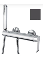 Bugnatese Tess zuhanycsaptelep zuhanyszettel, matt fekete 9635NE