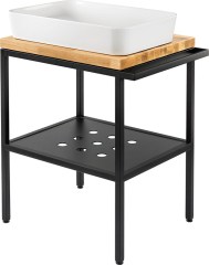 Deante Tess ráültethető mosdókagyló álló konzollal 