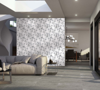 Ceracasa Couture Black White Falburkolat | Csempék és Járólapok