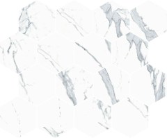 Cerdisa Archimarble Mosaico Esagona Statuario mozaik 34,4x28,7 cm