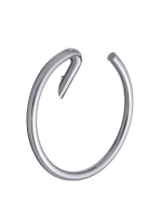 Deante Silia falra szerelhető kerek törölközőtartó, fényes króm ADI 0611