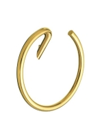 Deante Silia falra szerelhető kerek törölközőtartó, fényes arany ADI Z611