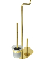 Deante Silia 3 funkciós WC papír tartó, fényes arany ADI_Z732