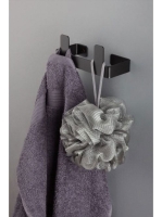 Deante Mokko dupla fali akasztó, fekete ADM N121