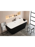 Deante Mokko fürdőszobai ülőke, matt fekete ADM N51T