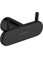 Deante Round dupla akasztó, matt fekete ADR N121