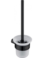 Deante Round WC kefe fali tartóval, matt fekete ADR N711