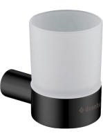 Deante Round fali pohártartó, matt fekete ADR N911