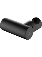 Deante Round fali sárgaréz zuhanytartó, matt fekete ANR N21U