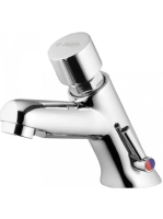 Deante Press nyomógombos mosdó csaptelep hőmérsékletszabályzóval, króm BBH 028R