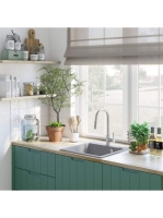 Deante Lima konyhai csap kihúzható kifolyóval, szálcsiszolt acél BBM_F72M