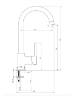 Deante Aster mosogató csaptelep BCA 062M
