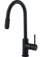 Deante Aster mosogató csaptelep vízszűrő csatlakozással, matt fekete BCA_N64M