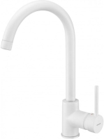 Deante Nemezja magasított konyhai csaptelep csatlakozó tömlőkkel, alabástrom BEN_A62M