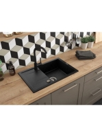 Deante Milin egykaros konyhai csaptelep, fekete BEU B62M