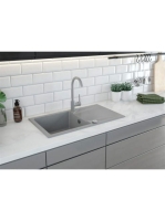 Deante Milin egykaros konyhai csaptelep, matt szürke BEU S62M