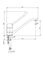 Deante Corio perlátoros orvosi konyhai csaptelep BFC_060C