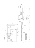 Deante Alpinia mosdó csaptelep bidészettel BGA 027M