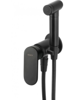 Deante Alpinia falsík alatti bidé csaptelep kézizuhannyal, matt fekete BGA_N34M