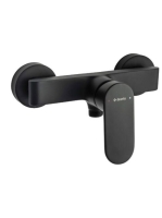 Deante Alpinia egykaros zuhany csaptelep, matt fekete BGA_N40M