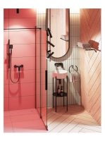 Deante Alpinia egykaros zuhany csaptelep, matt fekete BGA_N40M