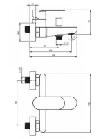 Deante Alpinia kádtöltő csaptelep, arany BGA_Z10M